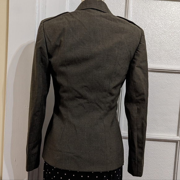 VINTAGE Ladies Military Wool Jacket Blazer in Mint Condition! - Picture 5 of 11